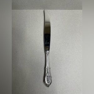 Rose Point 9” Sterling Handle 1934 Knife Wallace Silversmith Single Only